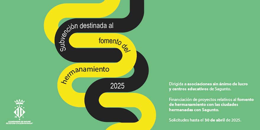 L'Ajuntament de Sagunt obri la convocatòria de subvencions per al foment de l'agermanament