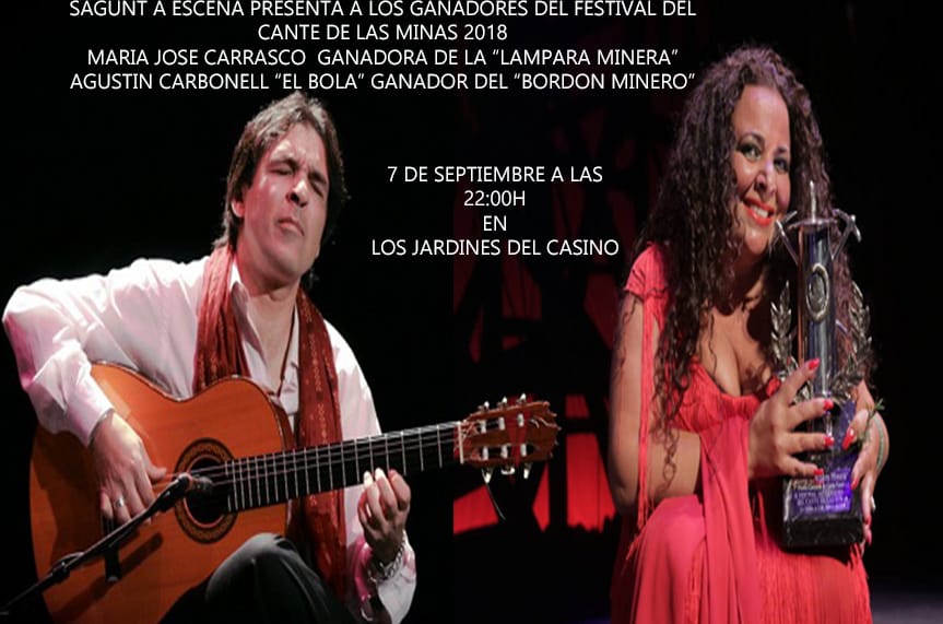 Sagunt a Escena acollirà divendres l’actuació dels guanyadors del Cante de las Minas 2018