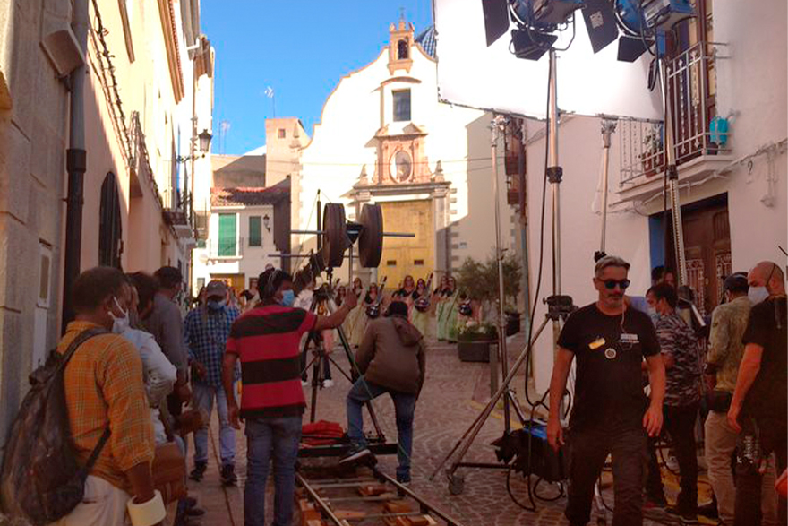 El centre històric i la jueria de Sagunt es tornen l'escenari d'una pel·lícula de Bollywood Srkaru Vaari Paata és el títol de la pel·lícula que s'ha rodat a Sagunt a través de la Film Office de Sagunt