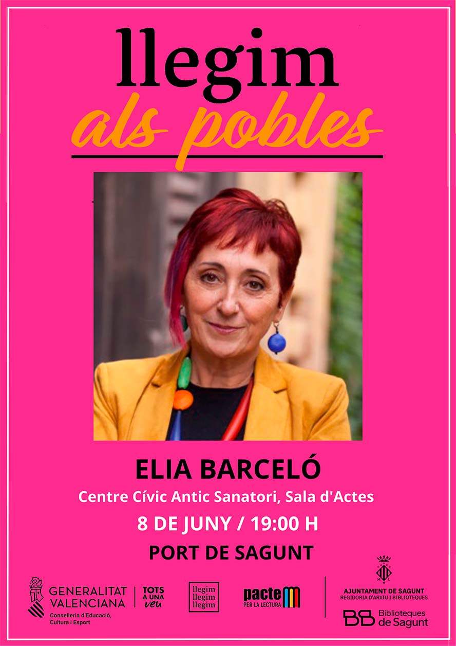 Elia Barceló visita el Centre Cívic per a dialogar amb els lectors en la iniciativa 'Llegim als pobles'