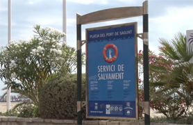 Les platges del Port de Sagunt, Almardà i Corinto aconsegueixen, un any més, el distintiu internacional Bandera Blava