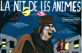 Joventut ultima els preparatius per a la festa de Halloween ‘La nit de les ànimes’