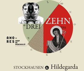 La Casa Municipal de Cultura rep AMORES Grup de Percussió amb el seu concert Dreizehn Stockausen & Hildegarda 