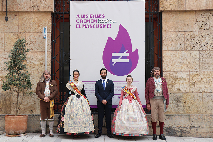 'A les Falles cremem el masclisme!', la nova campanya que la Regidoria d’Igualtat llança per gaudir d’unes Falles lliures de cap tipus de violència