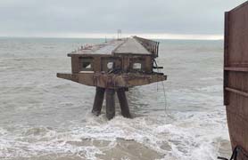 L'alcalde de Sagunt es reunix d'urgència amb l’APV després de l'esfondrament d'un altre tram del Pantalà