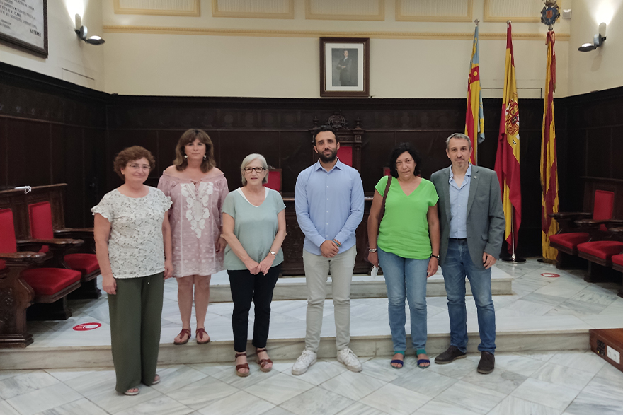 L'Ajuntament es reunix amb una representació del campus de Burjassot-Paterna de la Universitat de València