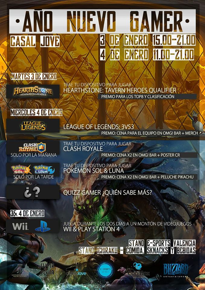 L’Any Nou Gamer porta a Sagunt competicions de videojocs i premis