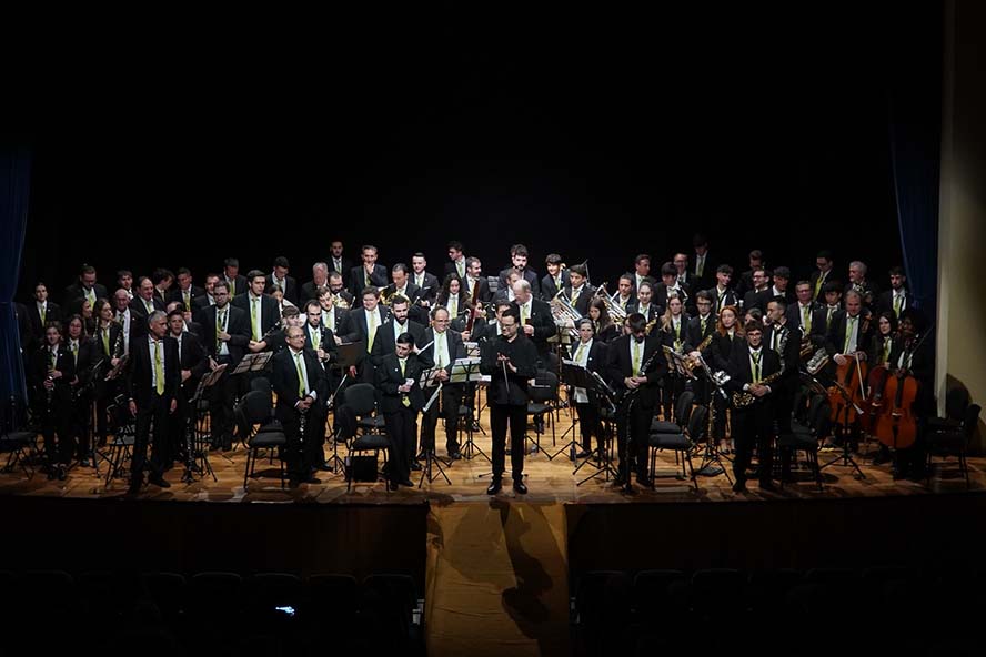 La Banda Simfònica de la Lira Saguntina oferix al Teatre Romà un concert amb motiu de les Festes Patronals