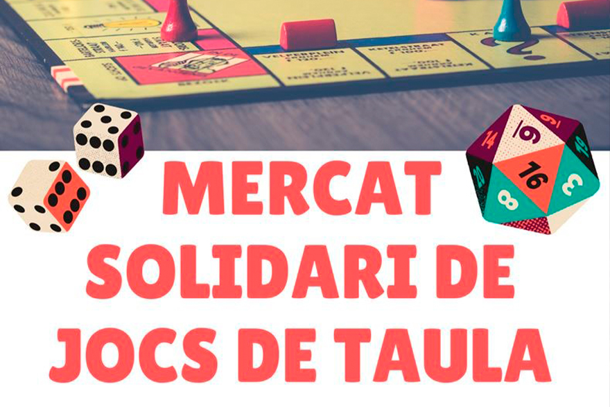 El Casal Jove acull un mercat solidari de jocs de taula per a recaptar fons per a l'Associació de Malalties Minoritàries 