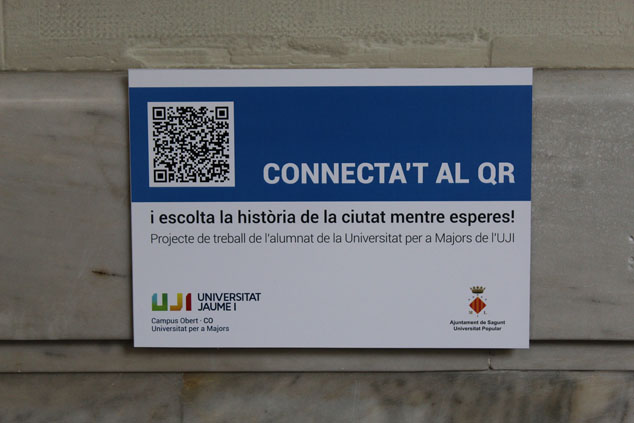 La Universitat per a Majors de l'UJI presenta un projecte d’audioguia per a conéixer la ciutat