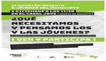 Primera Reunió Oberta del Fòrum Jove per a dissenyar el Pla Integral de Joventut 2016-2021