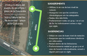 L'Ajuntament de Sagunt instal·la un Canal de Natació al Port de Sagunt