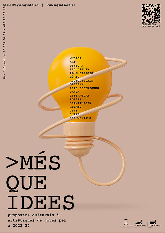 La regidoria de Joventut i Infància busca projectes culturals realitzats per jóvens amb el programa Més que Idees