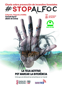 El 3 d’agost s’impartirà una xarrada sobre la prevenció d’incendis forestals 