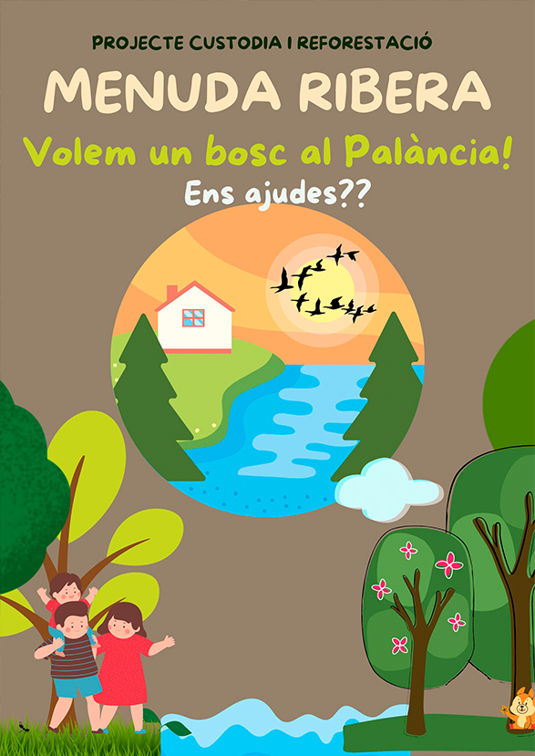 El projecte de reforestació 'Menuda Ribera' de Joventut amplia el nombre de plantes