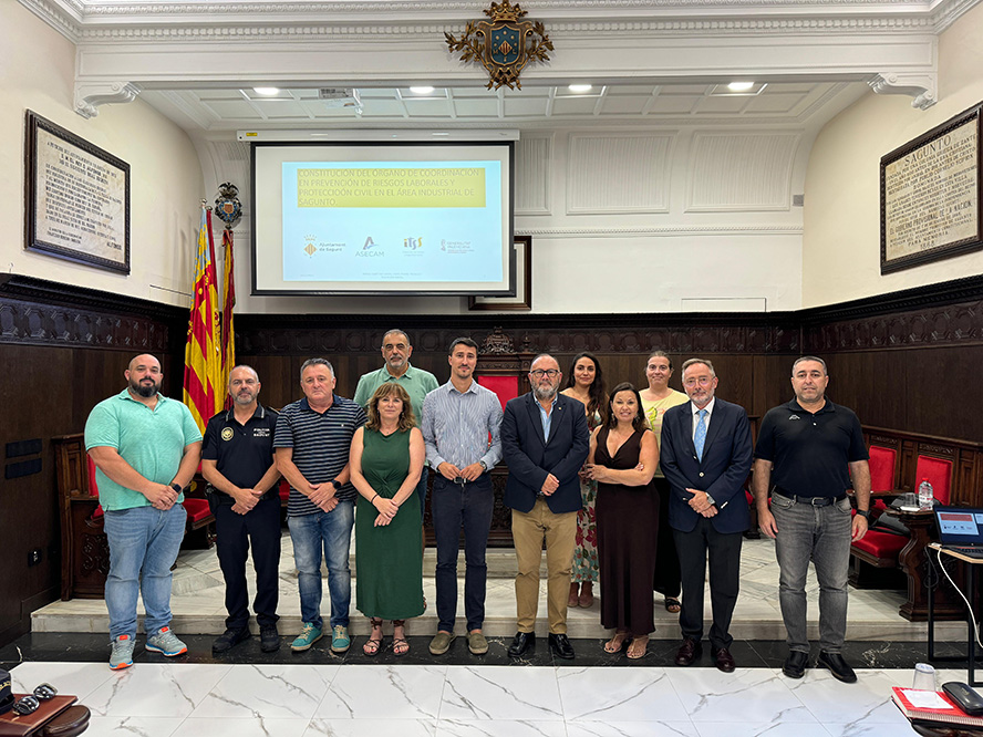 Sagunt constituïx l’OCEAES per a millorar la coordinació en matèria de seguretat entre les empreses i l'Ajuntament