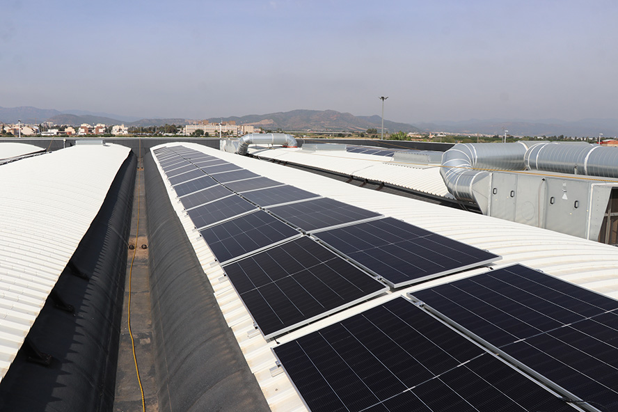 Sagunt estalviarà més de 20.000 € en electricitat amb les plaques fotovoltaiques de la coberta del pavelló Port de Sagunt