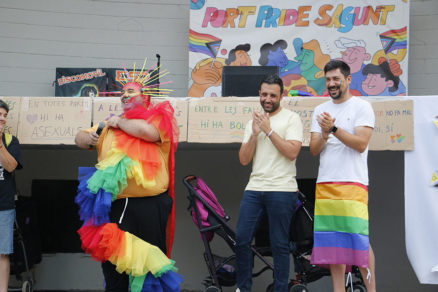 Finalitza la setmana de l'Orgull LGTBIQ+ Port Pride Sagunt amb una gran participació