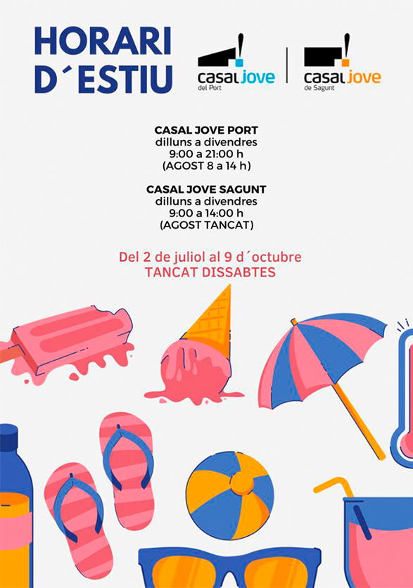 Els casals jóvens del municipi modifiquen els seus horaris en la temporada estival