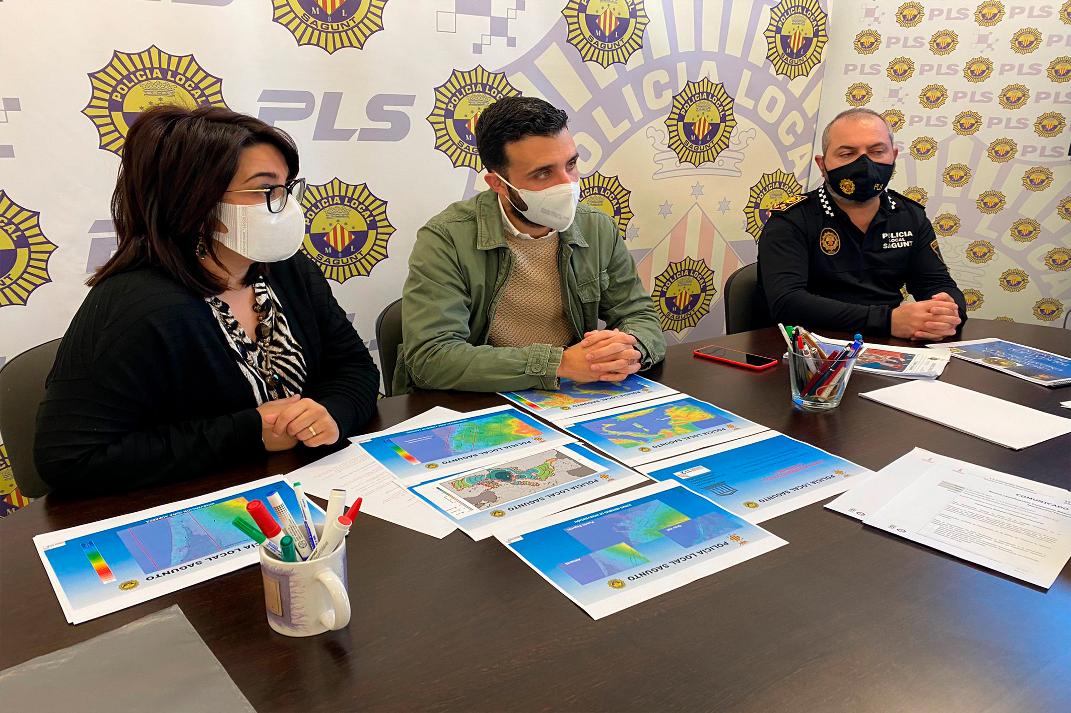 La Policia Local de Sagunt participa en el primer simulacre de tsunami que afecta el Mediterrani central