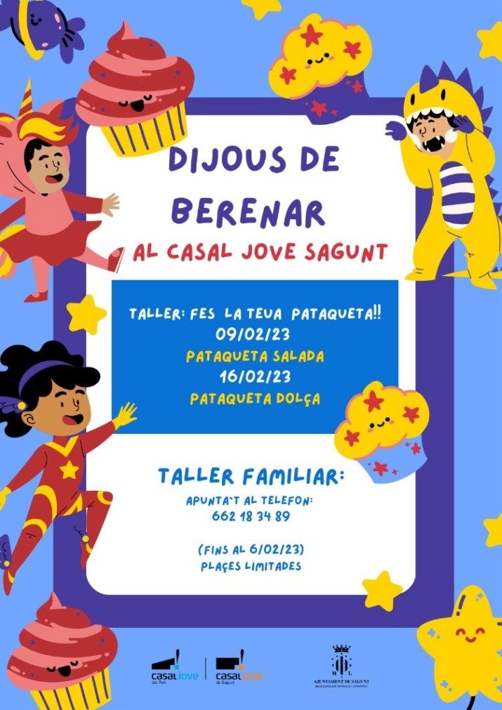 Hui se celebra l'últim Dijous de Berenar en el Casal Jove amb un taller de creacions dolces