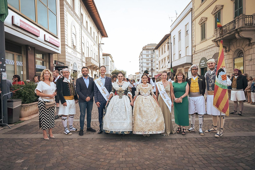 Una delegació de l'Ajuntament de Sagunt visita la ciutat agermanada de Cecina