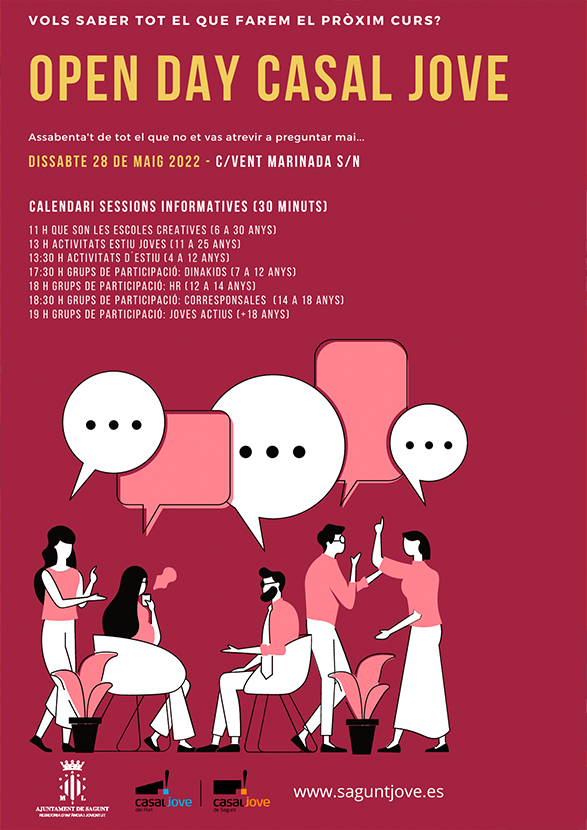 Joventut obri les seues portes amb un Open day el dissabte 28 de maig en el Casal Jove Port