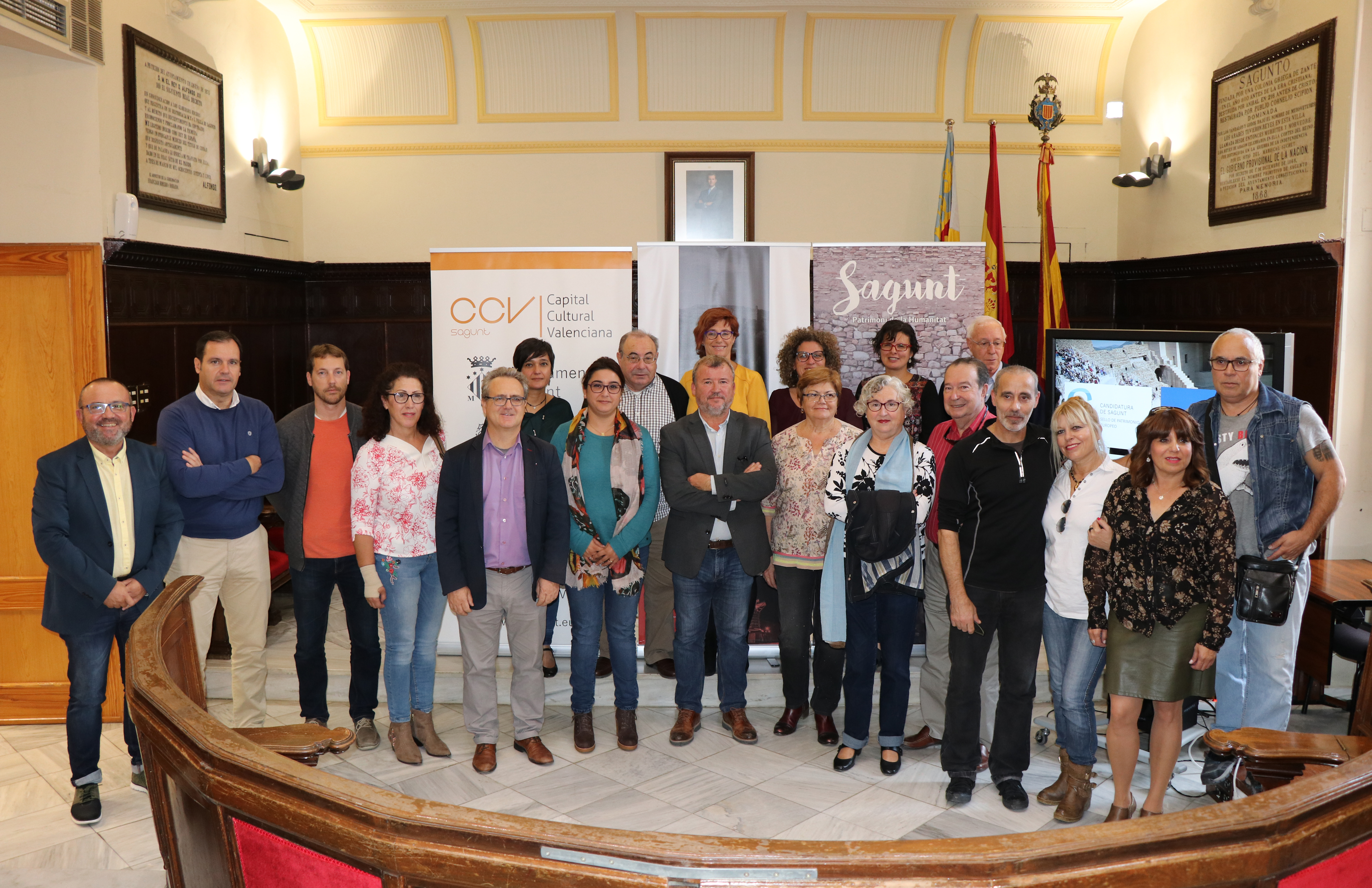 L'alcalde ha presentat als col·lectius, associacions culturals i a grups polítics el projecte de la candidatura del Segell de Patrimoni Europeu