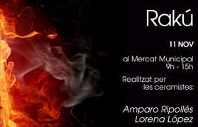El Mercat Municipal de Sagunt acull un taller de ceràmica tradicional Raku dissabte que ve