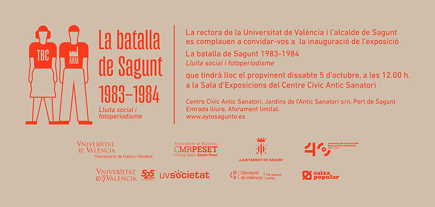 El Centre Cívic acull una exposició que repassa en imatges la lluita dels treballadors d’Altos Hornos