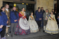 El alcalde y concejales del Ayuntamiento de Sagunto asisten a la primera Nit d’Albaes