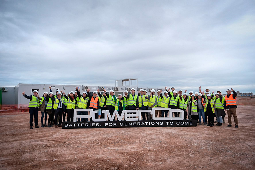 Sagunt rep els primers treballadors de les noves oficines de PowerCo als terrenys de la gigafactoria de bateries