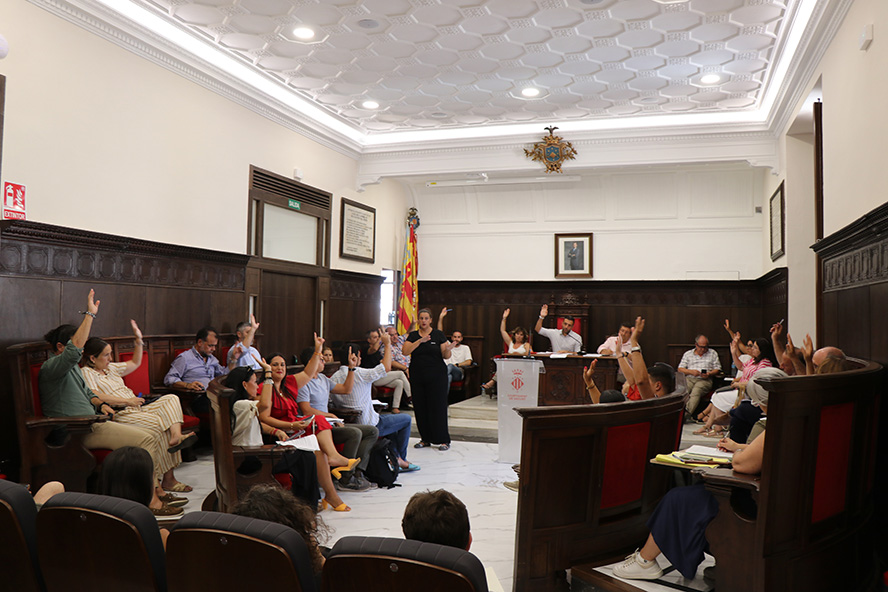 El Ple de l'Ajuntament aprova una declaració institucional per a defensar les reivindicacions dels agricultors afectats per ADIF