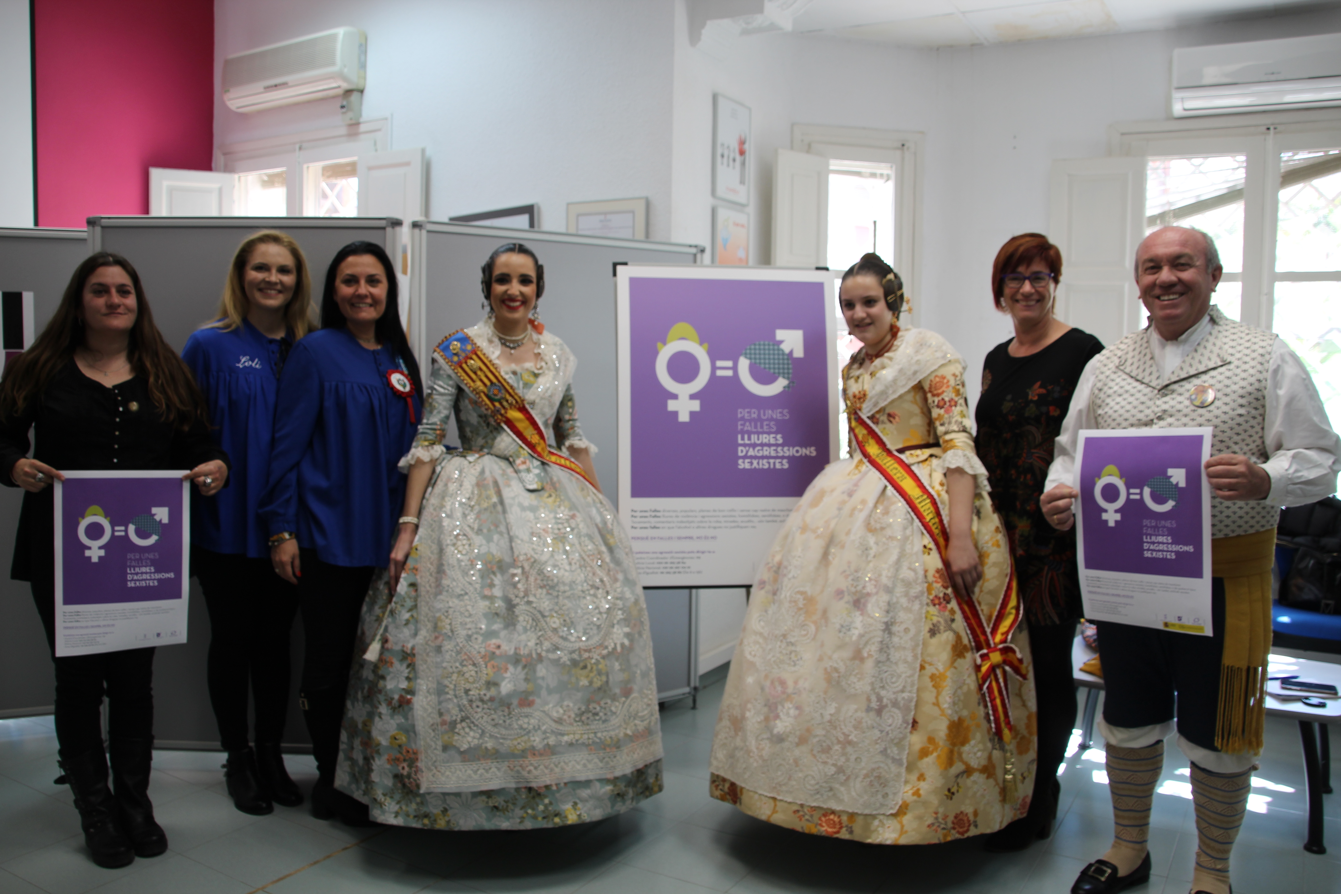 Igualtat presenta el cartell de la campanya ‘Per unes Falles lliures d'agressions sexistes’
