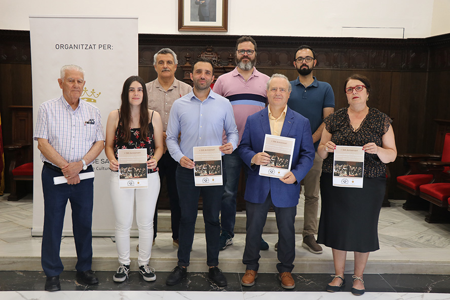 L'Ajuntament de Sagunt commemora junt amb la Societat Musical els més de 150 anys de la Banda Lira Saguntina