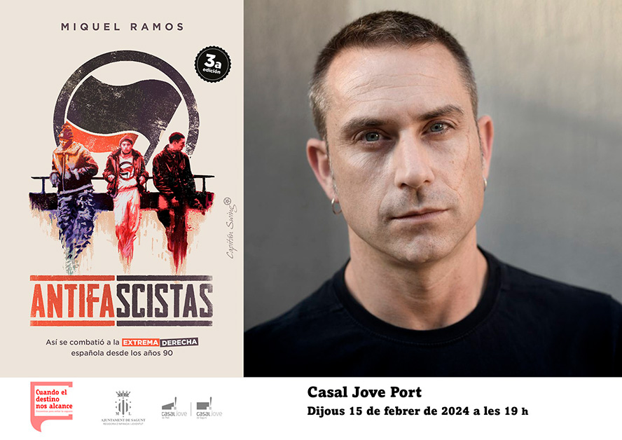 Miquel Ramos presenta el seu llibre "Antifascistas" dins del cicle ‘Encuentros para evitar la ceguera’