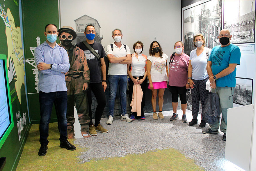 El Centre d'Interpretació de la Via Verda de Ojos Negros rep més de 50 persones de totes les nacionalitats