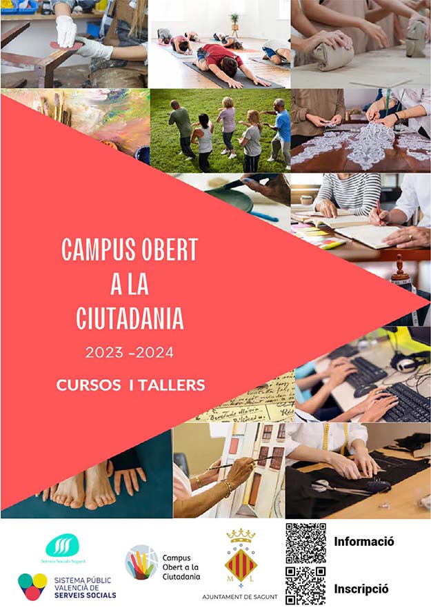 Comença el període d’inscripció dels cursos i tallers del Campus Obert a la Ciutadania
