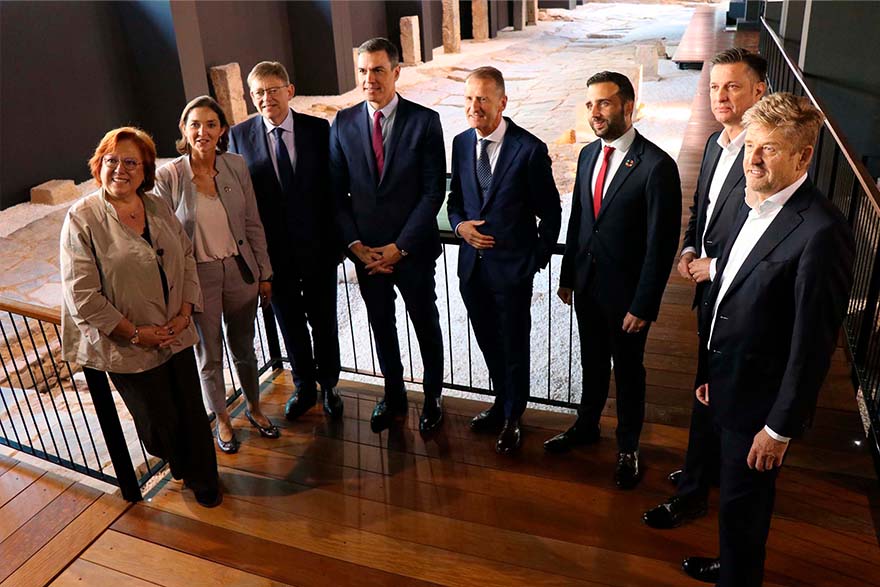 Sagunt s'ha convertit hui en el centre d'atenció gràcies a la presentació de la gigafactoria de bateries de Volkswagen