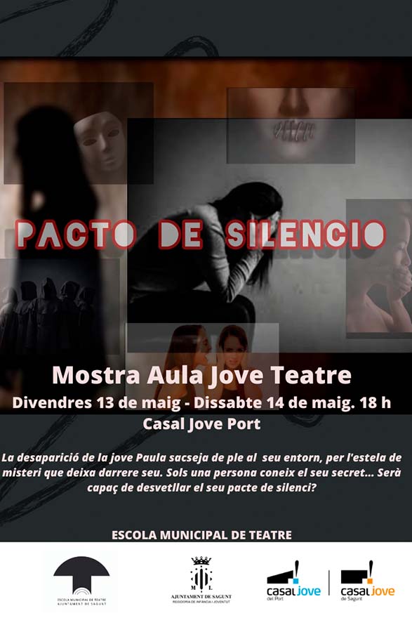 L’Aula Jove de Teatre finalitza el curs amb la interpretació de l’obra 'Pacto de Silencio'