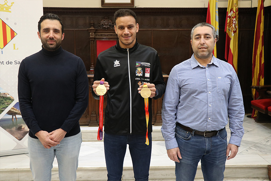 L'Ajuntament de Sagunt reconeix els mèrits esportius de l'atleta Abderrahman El Khayami