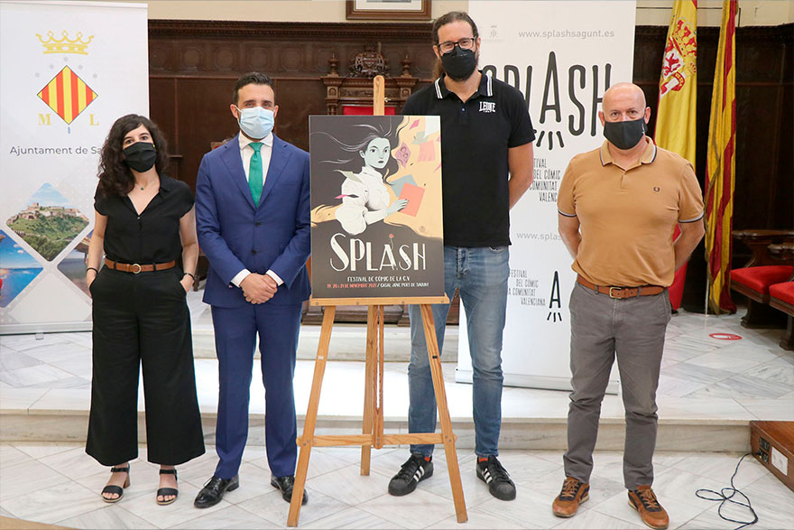 L'artista valenciana Laura Pérez il·lustra el cartell de la 8a edició de l’Splash