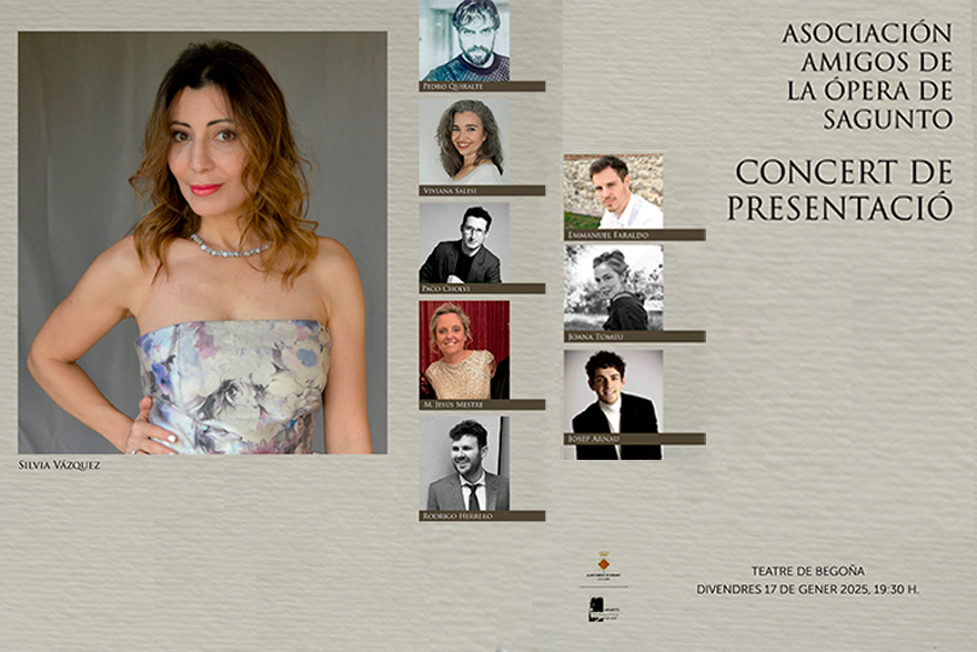 Cultura organitza un concert especial amb reconegudes obres d'òpera al teatre de Begoña