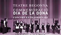 Veus femenines amb música de violí i del piano de Begonya, protagonistes d'un concert pel Dia Internacional de la Dona