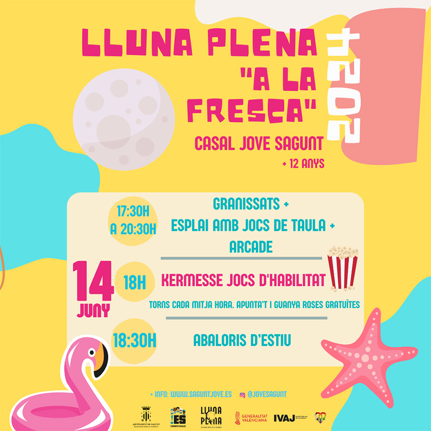 El Casal Jove de Sagunt acull l'última Lluna Plena del curs
