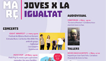 La delegació de Joventut programa cinema, música, tallers i exposicions en el Casal Jove