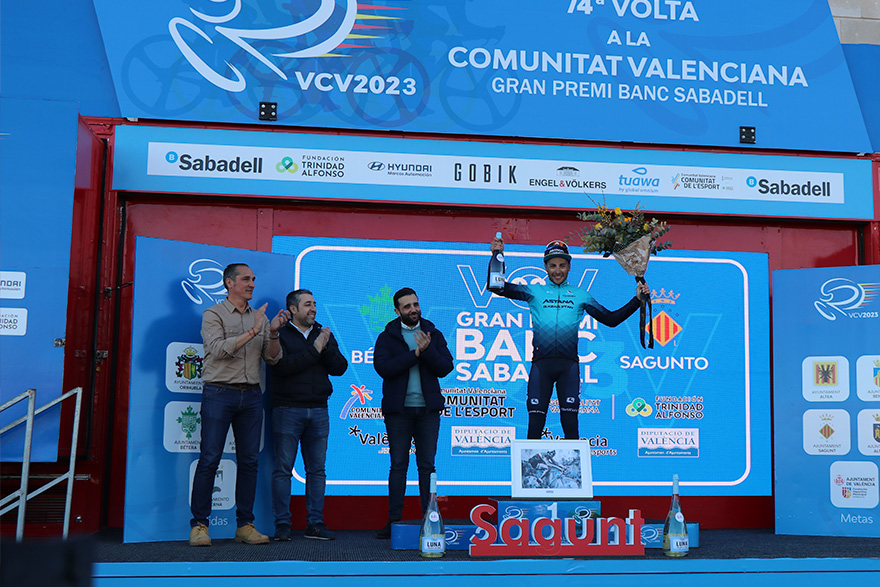 Sagunt ha acollit esta vesprada la meta de la tercera etapa de la Volta a la Comunitat Valenciana