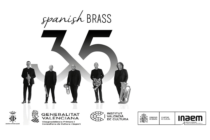 Spanish Brass celebra a Sagunt 35 anys de jazz tornant als seus inicis com a quintet de metalls
