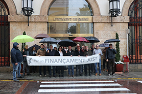 Concentració ‘Per un finançament just’