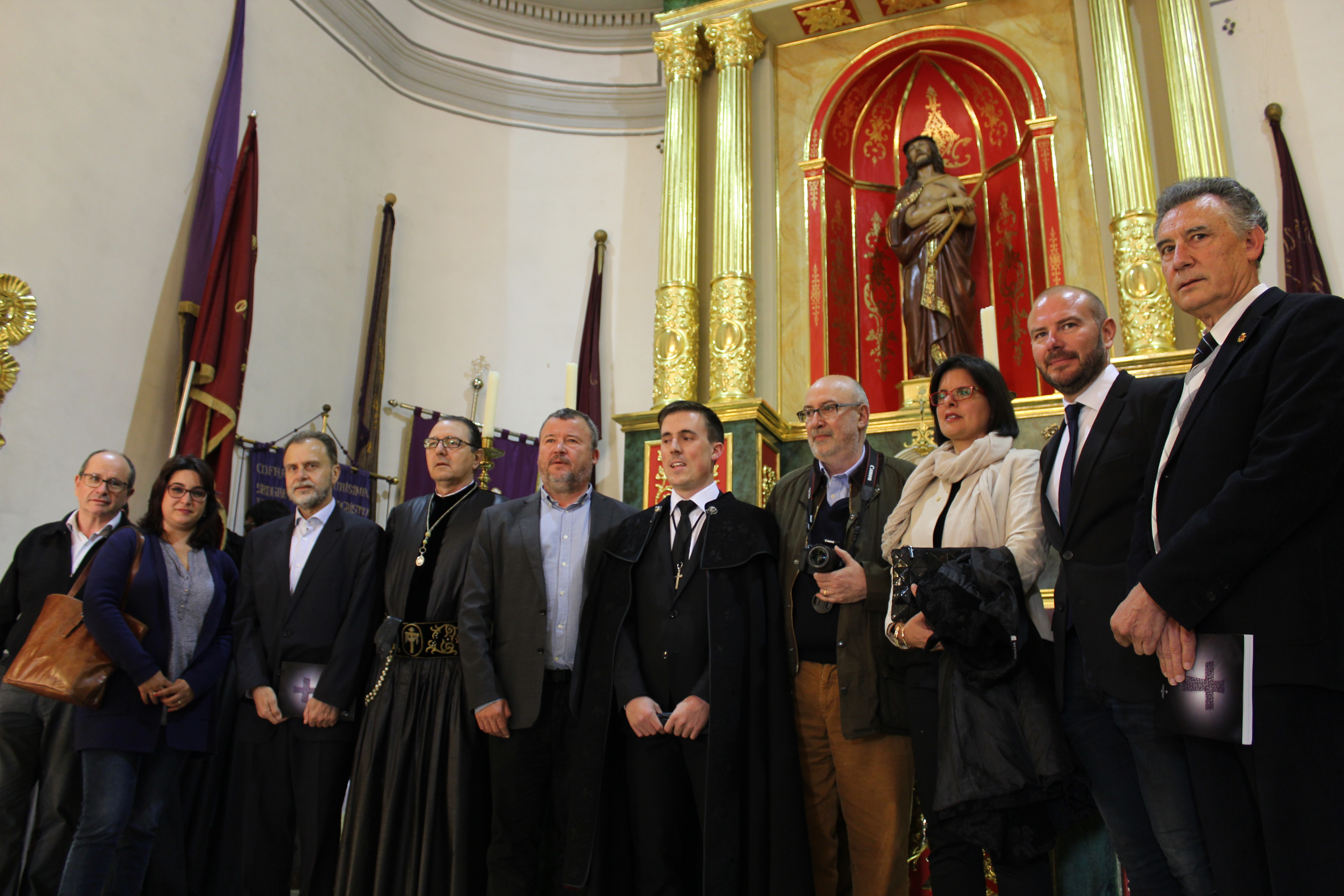 El conseller de Transparència visita l'Ermita de la Sang de Sagunt